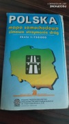 POLSKA MAPA SAMOCHODOWA ZIMOWE UTRZYMANIE DRÓG 97r