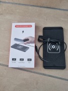 Ładowarka indukcyjna bezprzewodowa mata ładująca do samochodu QI 20W USB-C