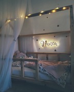 Lampka nocna z imieniem dziecka - na baterie - czcionka 2