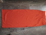 spódnica damska w bardzo jasnym pomarańczowym kolorze 