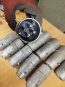 Stare Wtyki na masę PRL aluminiowe 