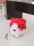 Pluszowe kotki, breloczki szydełkowe 