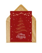 Kartka świąteczna z motywem choinki