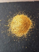 Złoto okruchowe z Dolnego Śląska. 1,00 gram.  