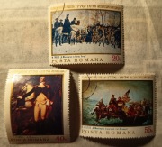 200-lecir Stanów Zjednoczonych. Obrazy. Rumunia 1976 r