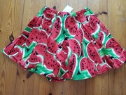 spódniczka dziewczęca 134 arbuz