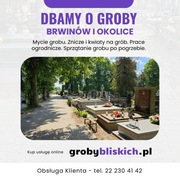Opieka nad grobami Brwinów - dekoracja i sprzątanie grobu