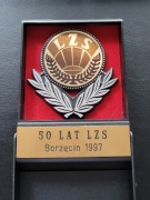 LZS Borzęcin medal okolicznościowy / plakieta 50-lecie woj. małopolskie