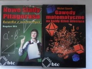 Zestaw: Nowe ślady Pitagorasa, B. Miś + Gawędy matematyczne, M. Szurek