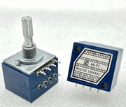 ALPS RH2702 - A- 2 x 100K  potencjometr stereo 