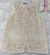 Bezrękawnik dziewczęcy-futerko