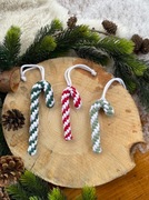 Laska świąteczna makrama