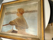 Stary obraz malowany olejowo 