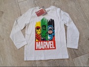 T-shirt chłopięcy dł rękaw - MARVEL - rozm 122