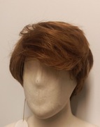 Peruka Krótka Rudy Brąz