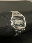 Nowy zegarek męski elektroniczny vintage w stylu casio retro PRL 