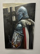 Obraz olejny Odważny W Doli 80 x 120 cm