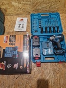 KLUCZ UDAROWY AKUMULATOROWY DO KÓŁ ZESTAW 2x AKU FULL OPCJA