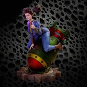 Figurka druk 3D żywica " Lucy - F270 "- 120 mm