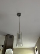 Lampa wisząca szklana używana