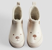Kalosze beżowe misie r. 23 są jak 23/24 H&M wkładka 15 cm