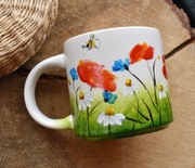 Powiew lata, łąka recznie malowana.