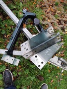 JAGUAR F-PACE FPACE X761 strefy okular i pas przod zderzaka 