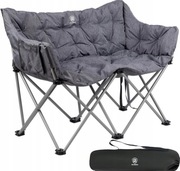 Podwójne składane krzesło kempingowe, kanapa XXL