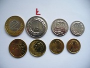 ZESTAW MONET OBIEGOWYCH 8 SZT. Z ROKU 2014