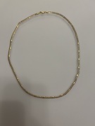 Przepiękny złoty łańcuszek męski próba 750