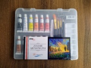 Zestaw artystyczny, 20 elem., Farby akrylowe