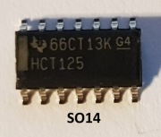 74HCT125   Quad Buffer with 3-STATE Outputs