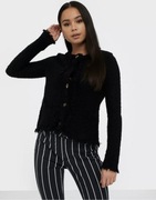 Nowy Kardigan Vero Moda XS czarny ze złotymi guzikami