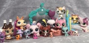 Zwierzęta Little pet shop Zestaw 19 sztuk+72 akcesoria 