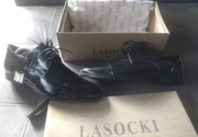 Nowe zacne buty do garnituru czarne Lasocki rozmiar 42