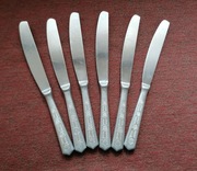 Noże obiadowe nierdzewne Nerż ZSRR.Sztućce.