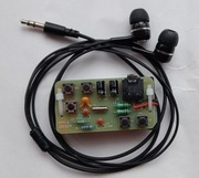 Miniaturowy odbiornik radiowy FM stereo