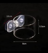 Karmnik podajnik kubek akrylowy do karmienia rybek akwarium