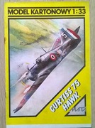 MODEL KARTONOWY - CURTISS 75 HAWK