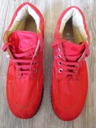 Buty AIGNER MUNICH 35/35.5 22.5cm buty wysokie czerwone stan Idealny