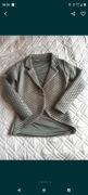 Elegancka pikowana marynarka i spódnica + top
