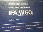 IFA W50 Instrukcja napraw 226 stron 517 zdjęć JĘZYK POLSKI 1969r.