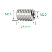Tulejka gwintowana, redukcja M14 DO M10 X25MM 
