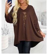 plus size bawełna z laykrą