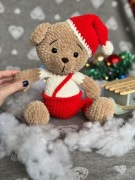 Pluszowy miś Mikołaj przytulanka zabawka maskotka