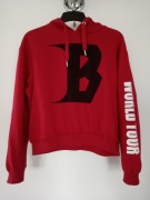 Czerwona bluza Justin Bieber „Purpose World Tour" 2018