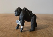 Schleich goryl samica z maleństwem figurka model wycofany z 2011 r.