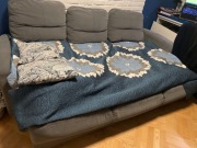 Kanapa rozkładana firmy Swarzędz.