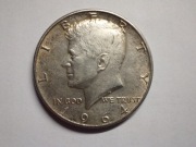 HALF DOLLAR 1964 D * USA * J.F. KENNEDY * Ag.900 * STAN OKOŁOMENNICZY-