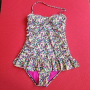 Kostium kąpielowy jednoczęściowy ze spódniczką / rozmiar 38/ 10 UK / nowy